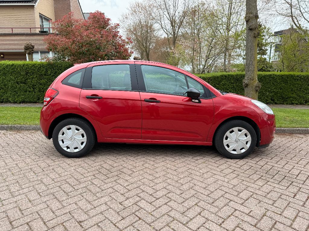 Citroën C3 1.0 - 2013 Rood, Auto's, Citroën, Voorwielaandrijving, Euro 5, 948 kg, 775 kg