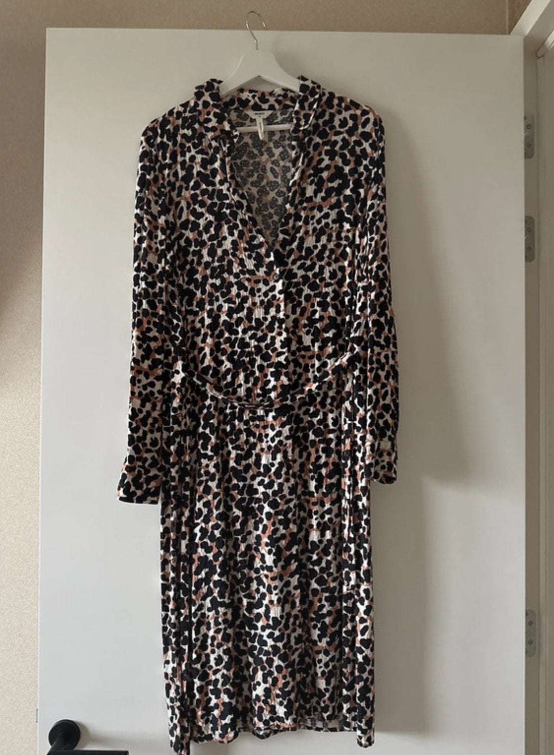 Object jurk met ceintuur - Maat S - Luipaardprint, Ophalen of Verzenden, Zo goed als nieuw, Maat 36 (S), Meerkleurig