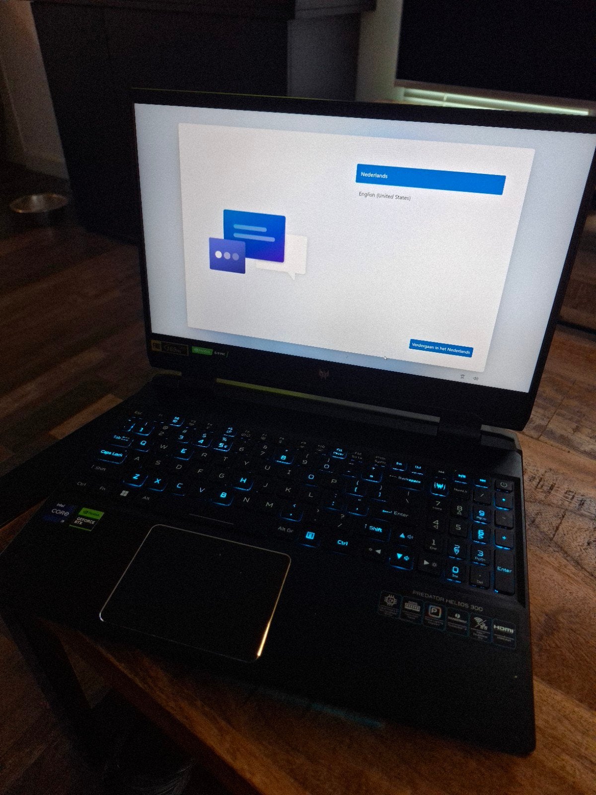Acer Predator Helios 300 PH315-55-93DQ Gaming Laptop, Computers en Software, Windows Laptops, Ophalen, Gebruikt, Met videokaart