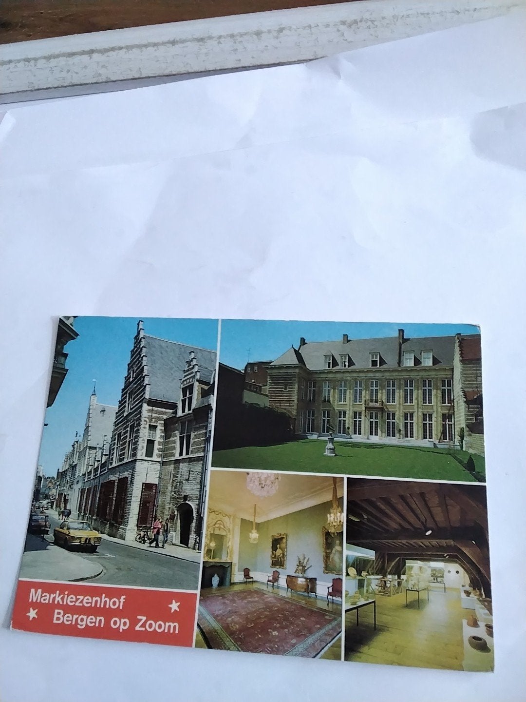 Oude ansichtkaart Markiezenhof Bergen op Zoom, Ophalen of Verzenden, 1960 tot 1980, Gelopen, Noord-Brabant