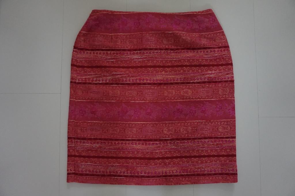 Korte rok Steppin Out roze rood glanzend maat 36, Steppin Out, Ophalen of Verzenden, Zo goed als nieuw, Maat 36 (S)