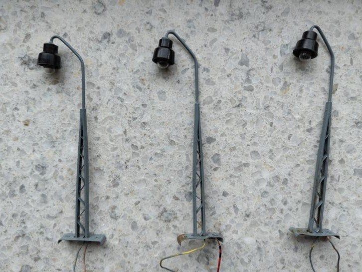 Spoorbaan H0 verlichting - werkend getest, Gebruikt, Gelijkstroom of Wisselstroom, Overige typen, Ophalen of Verzenden