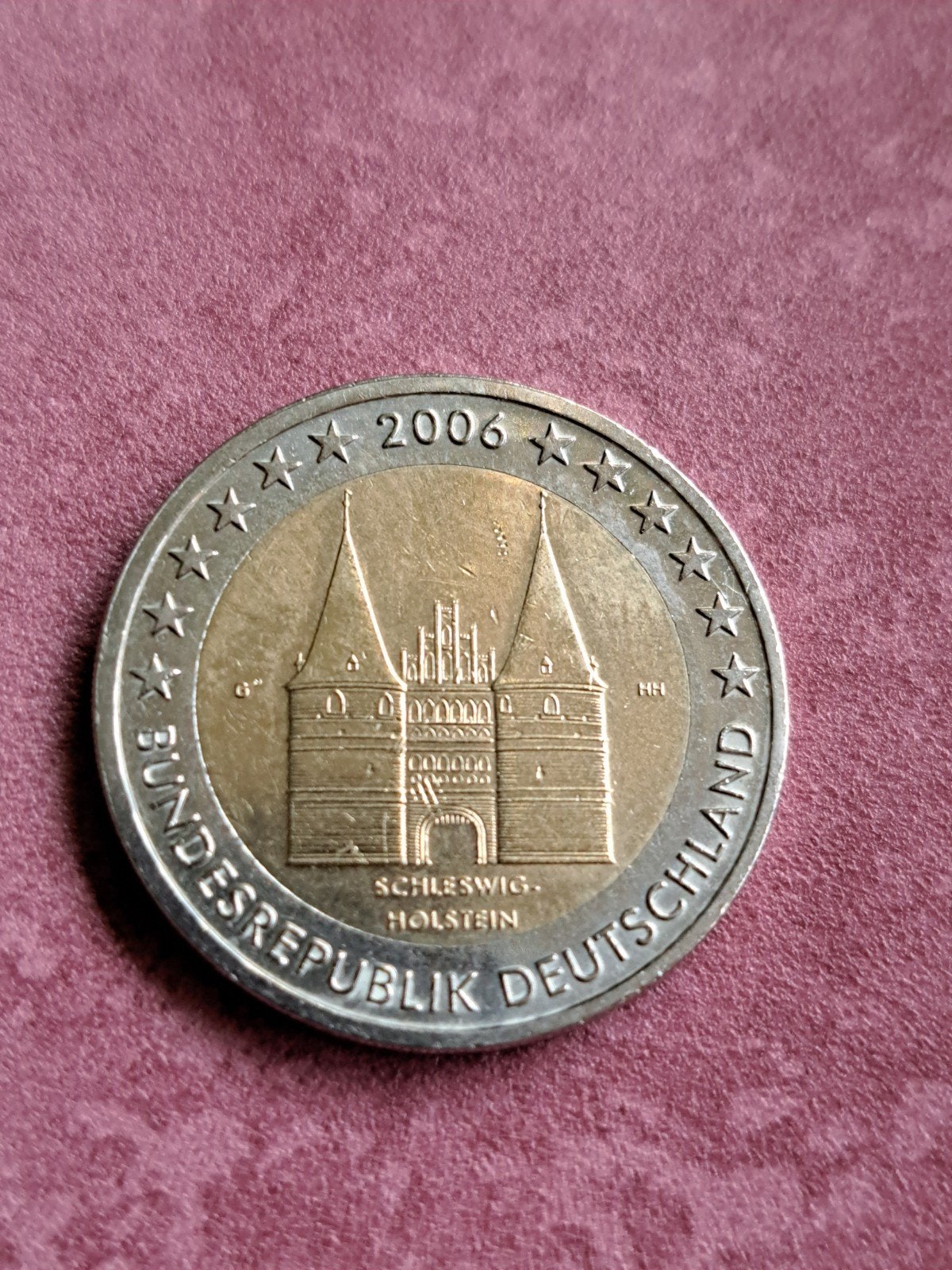 2 euro cc Duitsland 2006 Holstentor (G), Ophalen of Verzenden, Duitsland, 2 euro