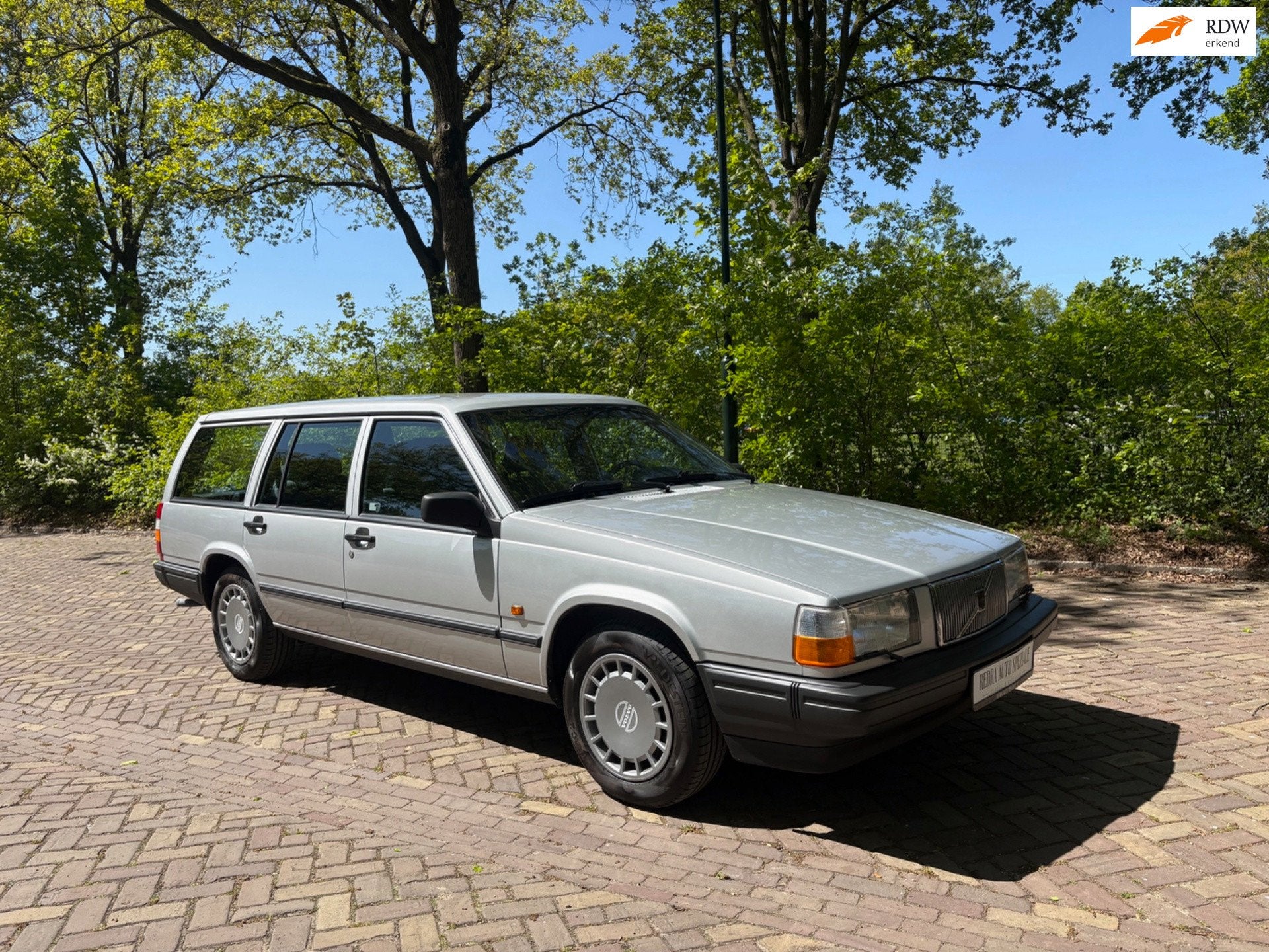 Volvo 745 In prima staat, airco,4 nieuwe banden, onderhoudsh, Auto's, 116 pk, Stationwagon, Handgeschakeld, Blauw