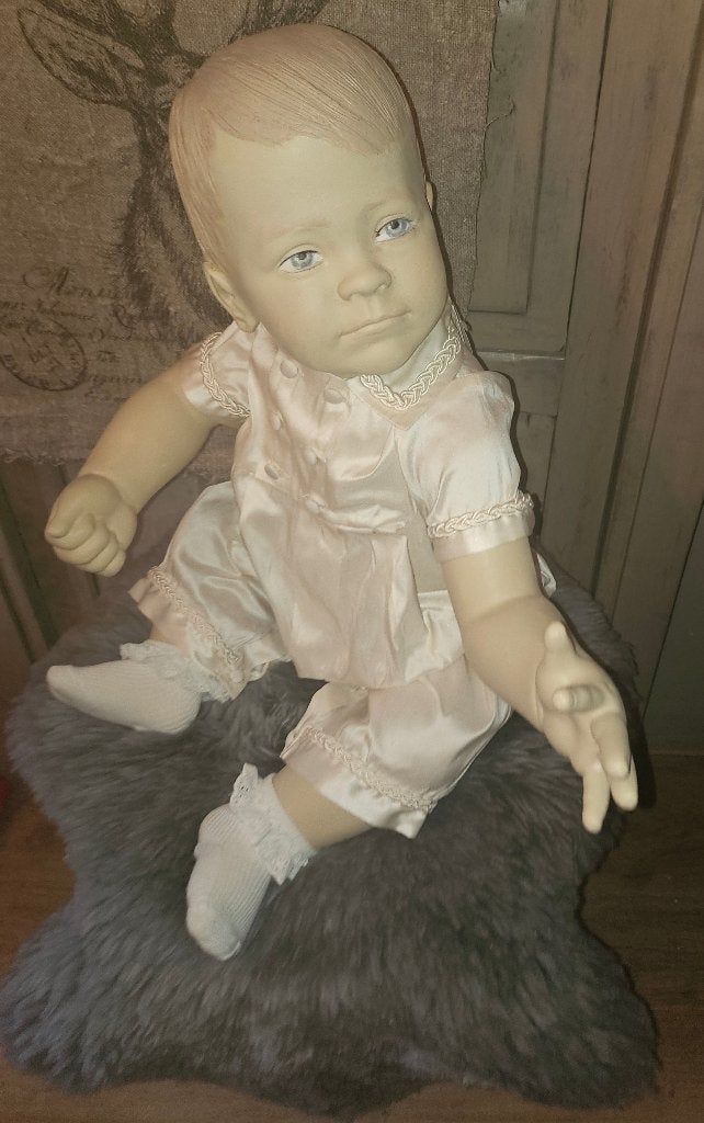 Antieke Oude Franse Etalagepop Paspop Kind Baby etalage pop, Ophalen of Verzenden, Gebruikt, Pop