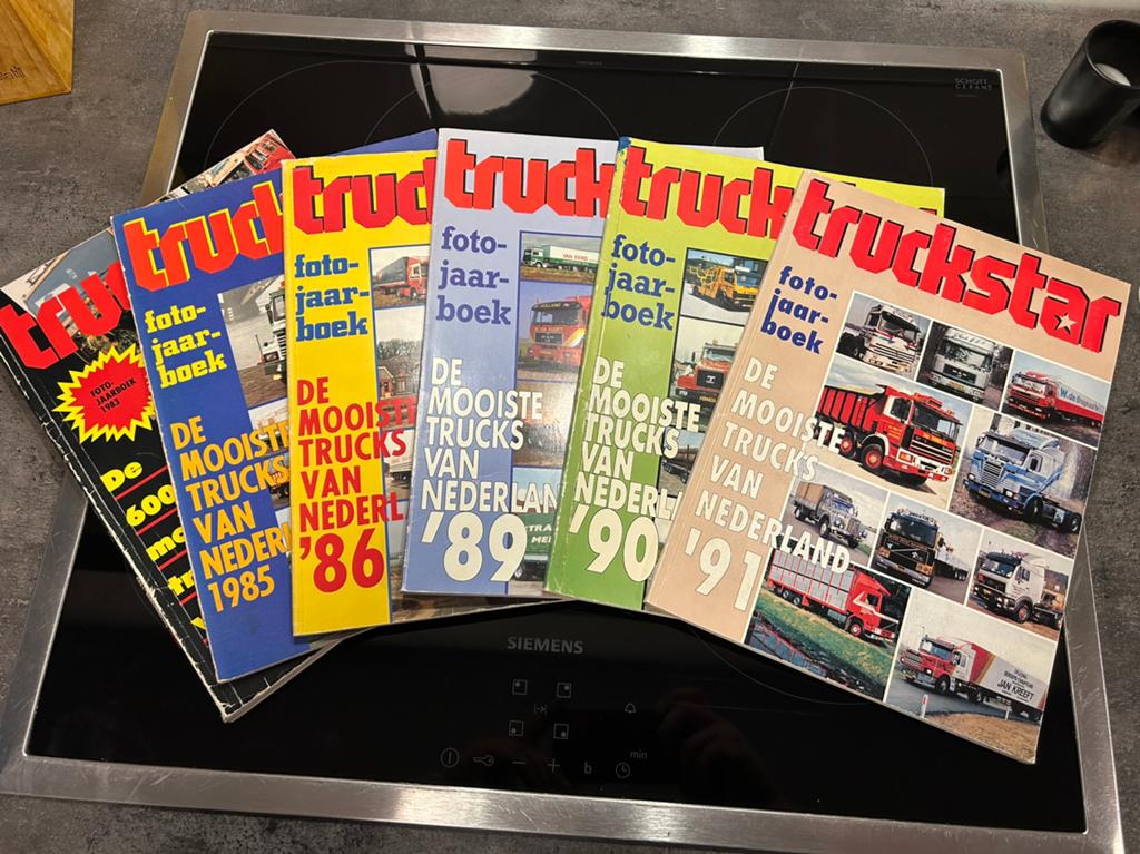 Truckstar Foto Jaarboeken ‘83 ‘85 ‘86 ‘89 ‘90 ‘91, Boeken, Verzenden, Zo goed als nieuw, Overige merken