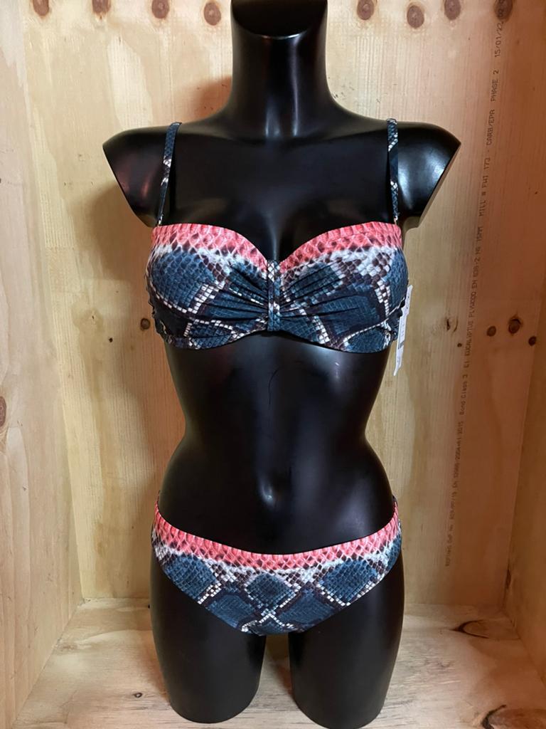 Chantelle bikini Maat 75c slip 38 Model 69062 en 69030, Verzenden, Zo goed als nieuw, Blauw, Bikini