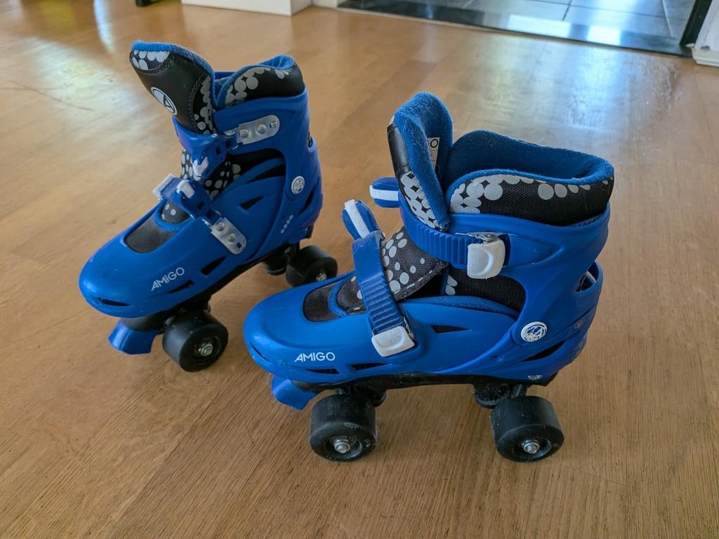 Verstelbare blauwe rolschaatsen  Maat 34-37, Ophalen of Verzenden, Verstelbaar, Gebruikt, Kinderen