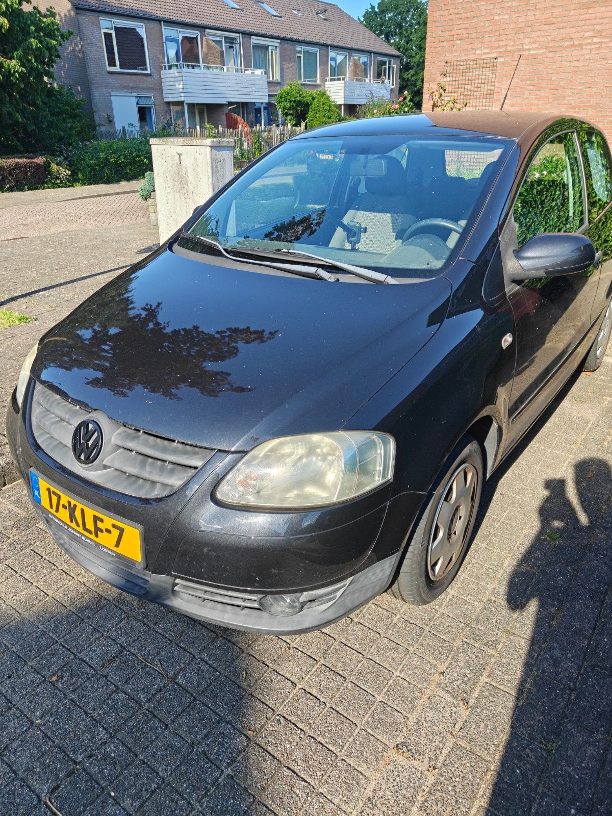 Volkswagen Fox 1.4 met unieke lage kilometerstand!, Auto's, Voorwielaandrijving, 4 stoelen, Zwart, Origineel Nederlands
