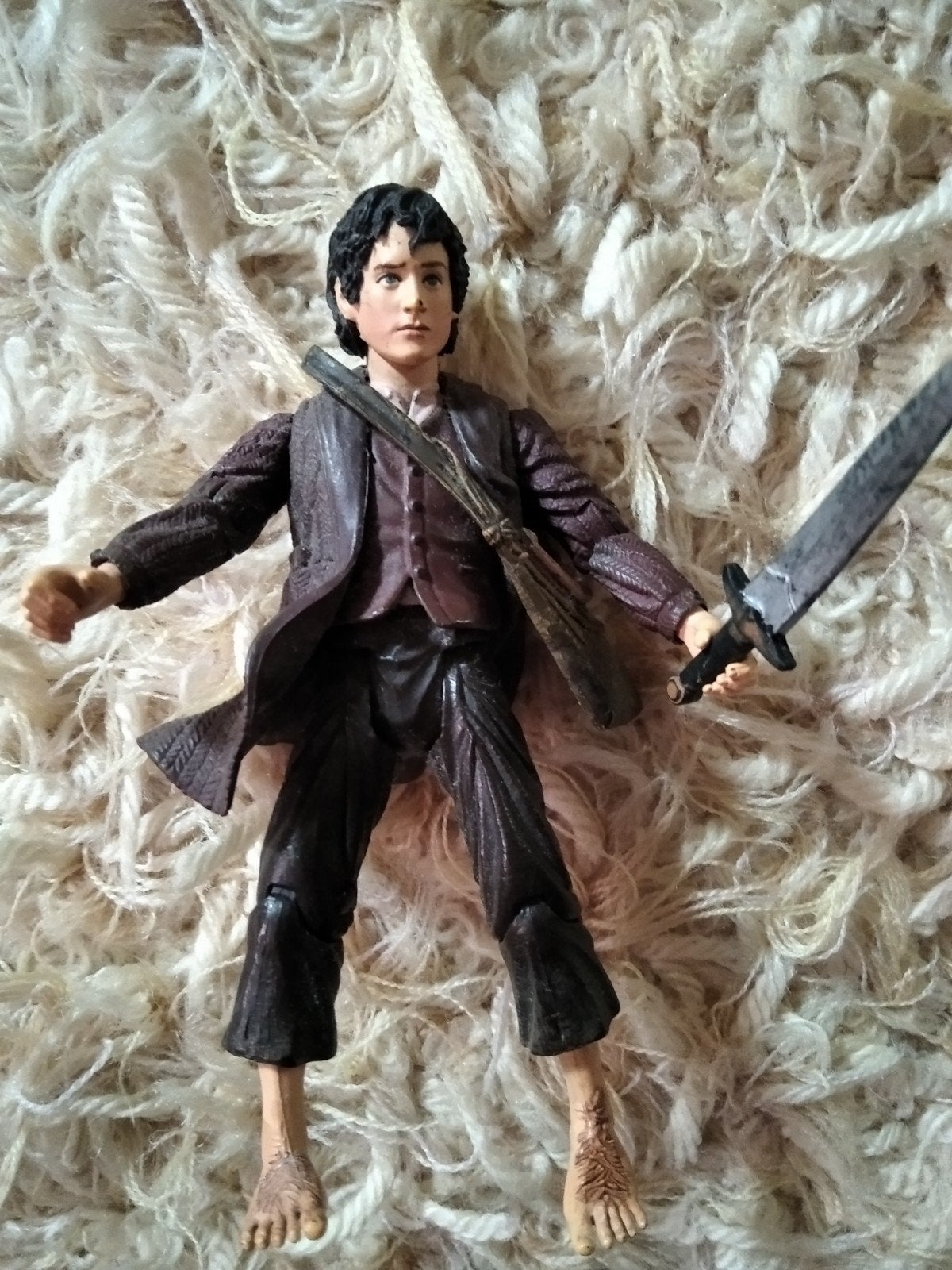 Frodo de Hobbit actiefiguur, Lord of the rings, pop, Ophalen of Verzenden, Gebruikt, Actiefiguurtje