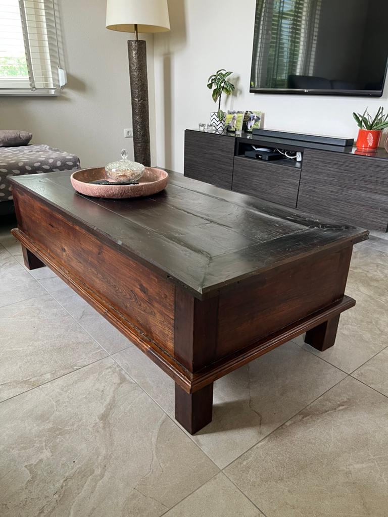 Salontafel, Huis en Inrichting, Tafels | Salontafels, Ophalen, 100 tot 150 cm, 50 tot 100 cm, Zo goed als nieuw
