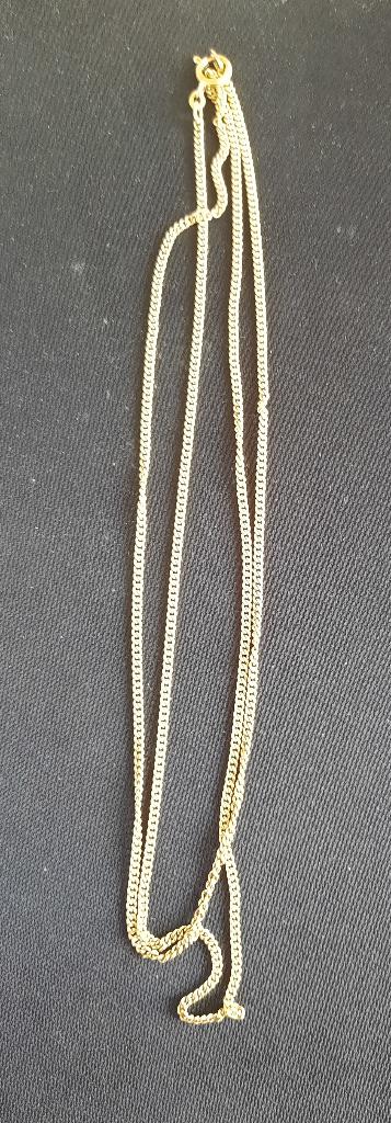 double ketting 72 cm, Sieraden, Tassen en Uiterlijk, Kettingen, Ophalen of Verzenden, Zo goed als nieuw, Goud, Overige materialen