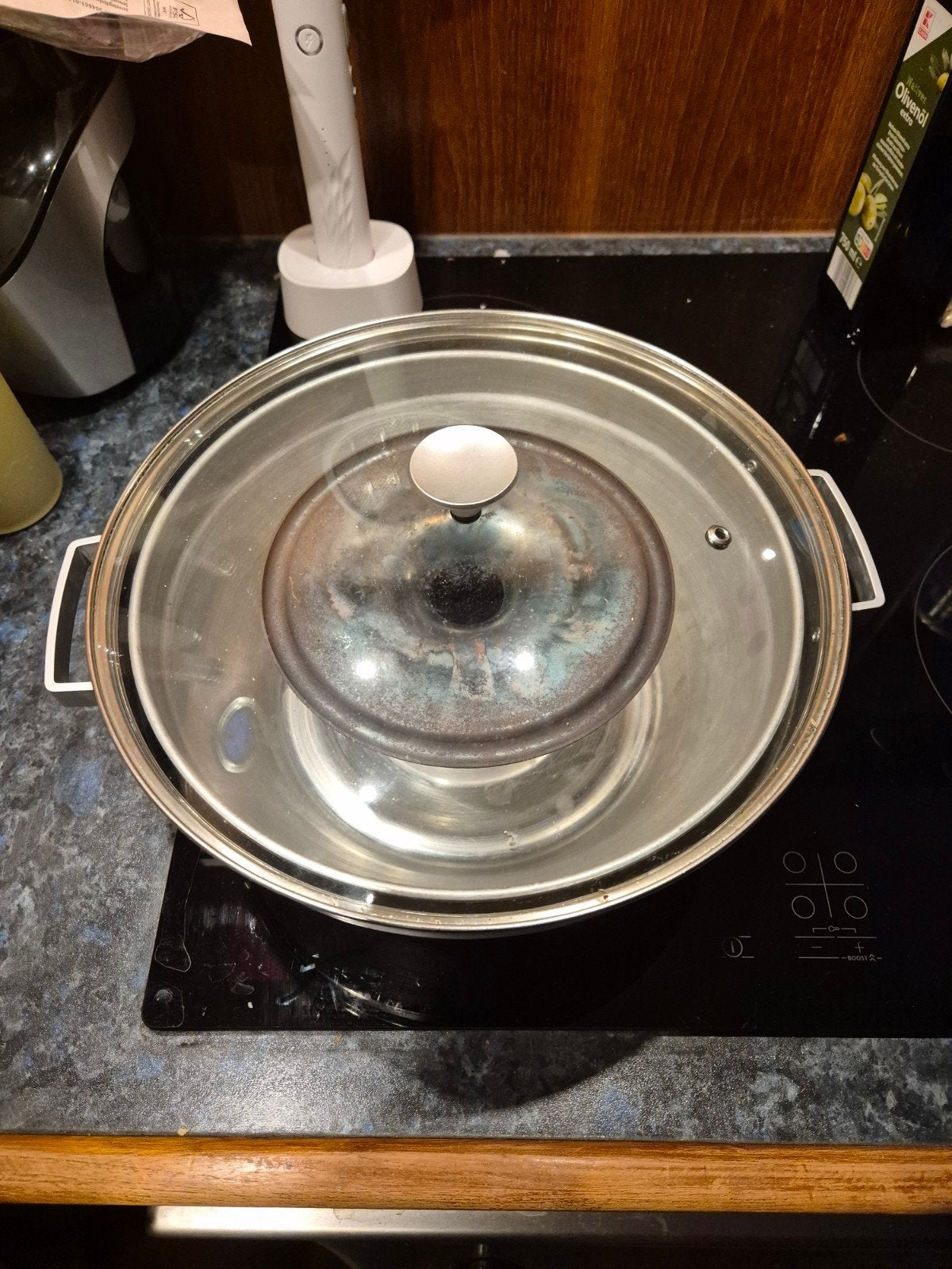 Wonderpan omnioven gasoven voor gasstel fornuis, Ophalen of Verzenden, Gebruikt