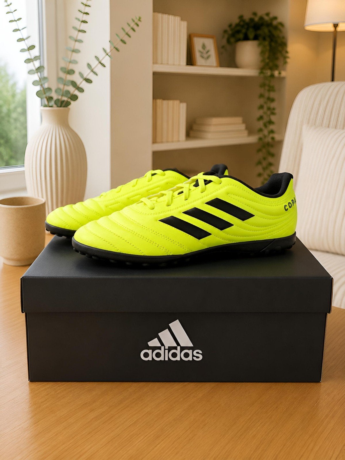 Adidas Copa TF Fluorgeel/Zwart – Voetbalschoenen, Maat XS of kleiner, Schoenen, Nieuw, Ophalen of Verzenden