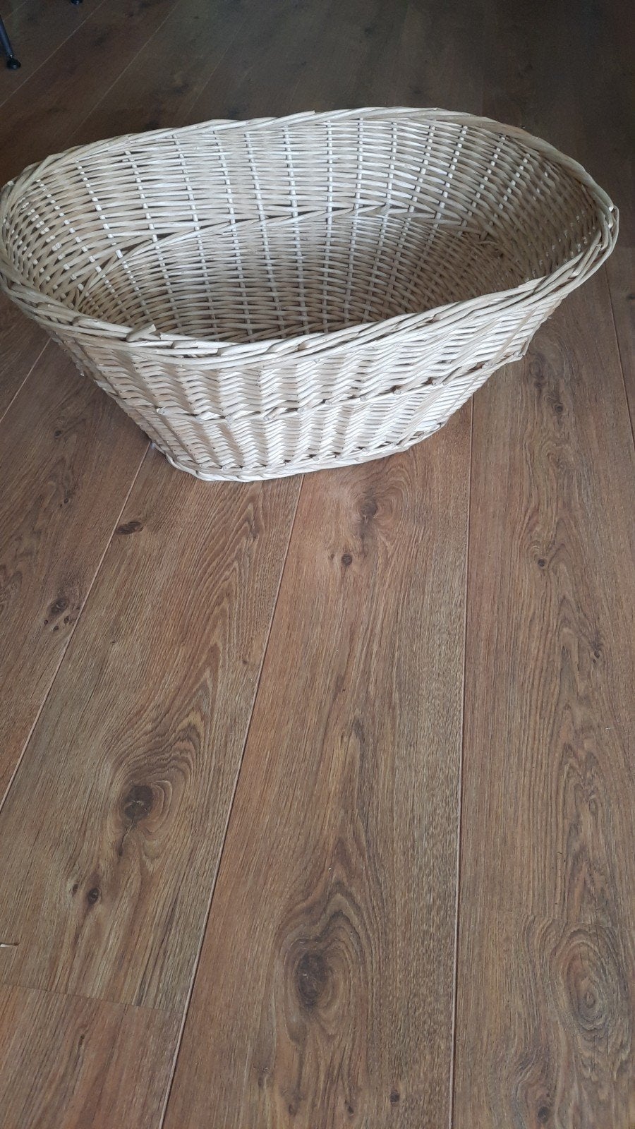 grote rieten mand, Huis en Inrichting, Ophalen, Rechthoekig, Riet