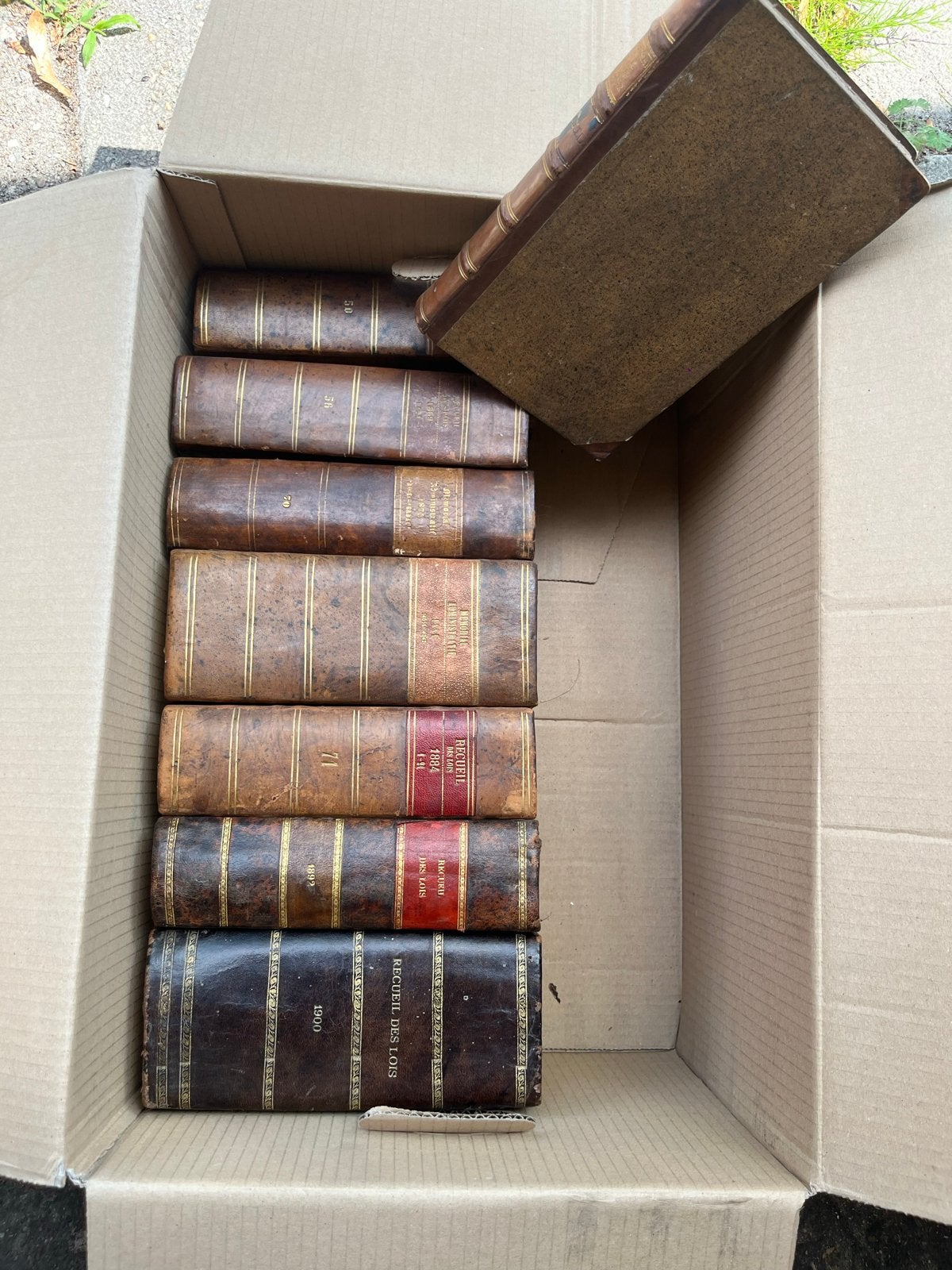 Antieke Franse boeken - Recueil des Lois (1884-1900), Antiek en Kunst, Antiek | Boeken en Bijbels, Ophalen