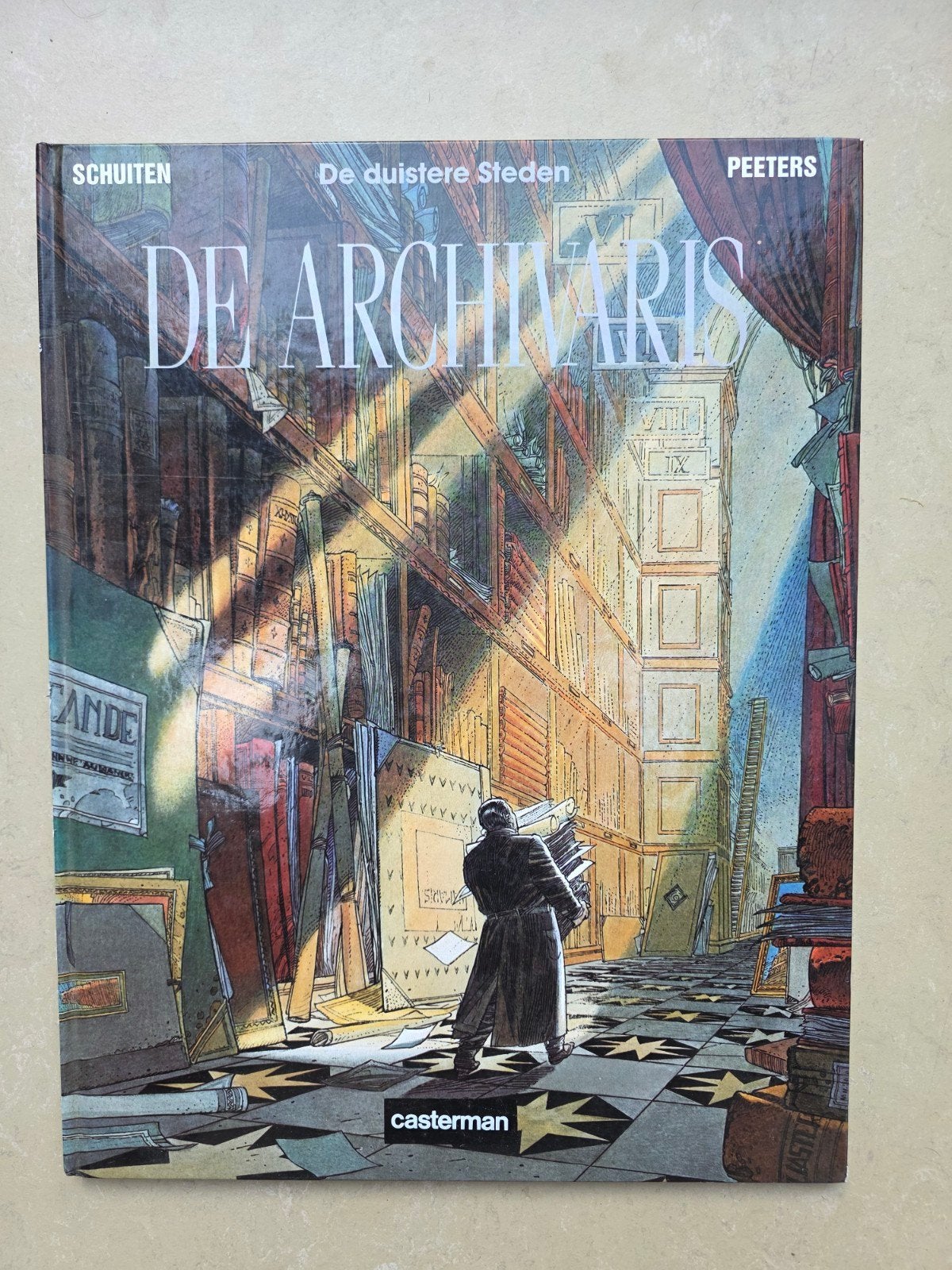 De Duistere Steden: De Archivaris, ltd. edition, nr. 308/500, Gelezen, Eén stripboek, Benoit Peeters, Ophalen of Verzenden