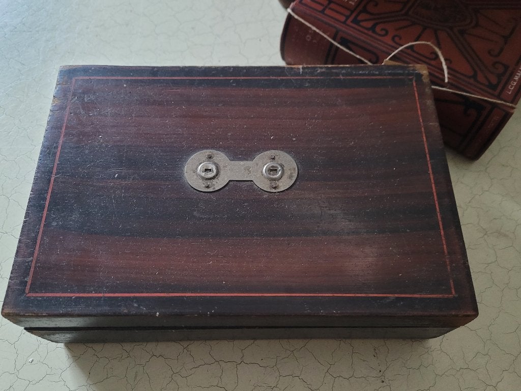 vintage houten kistje, Ophalen of Verzenden