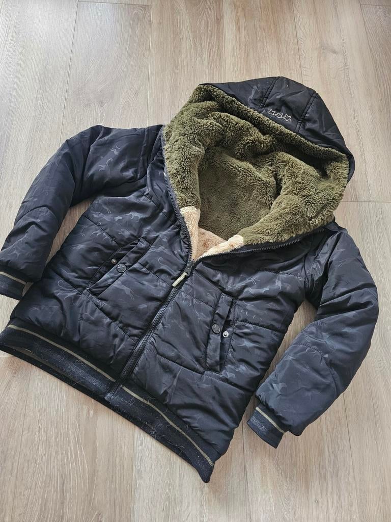 WE Reversible Jack - Zwart/Groen met Teddy Voering, Ophalen of Verzenden, Zo goed als nieuw, WE, Jongen of Meisje