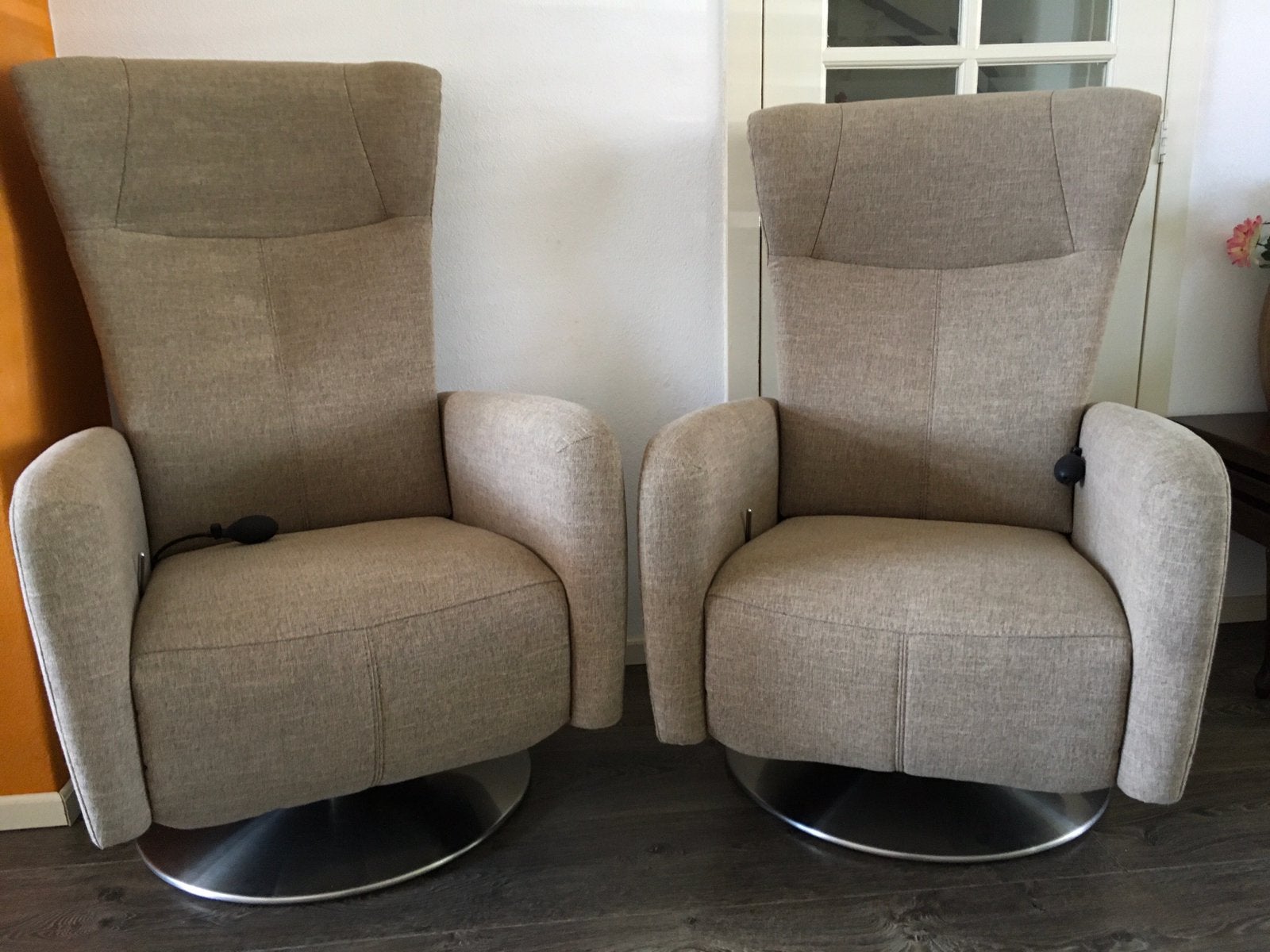 Prominente sorisso relaxfauteuils/relaxstoelen/fauteuils, Huis en Inrichting, Fauteuils, Ophalen of Verzenden, Zo goed als nieuw