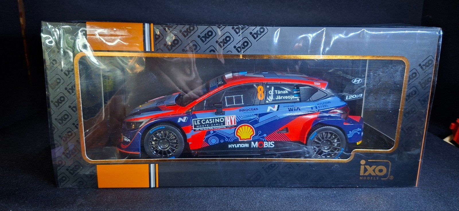 Hyundai i20 N Rally O.Tänak#8 Rallye Monte-Carlo 2022 BIEDEN, Ophalen of Verzenden, Nieuw, Auto, Overige merken