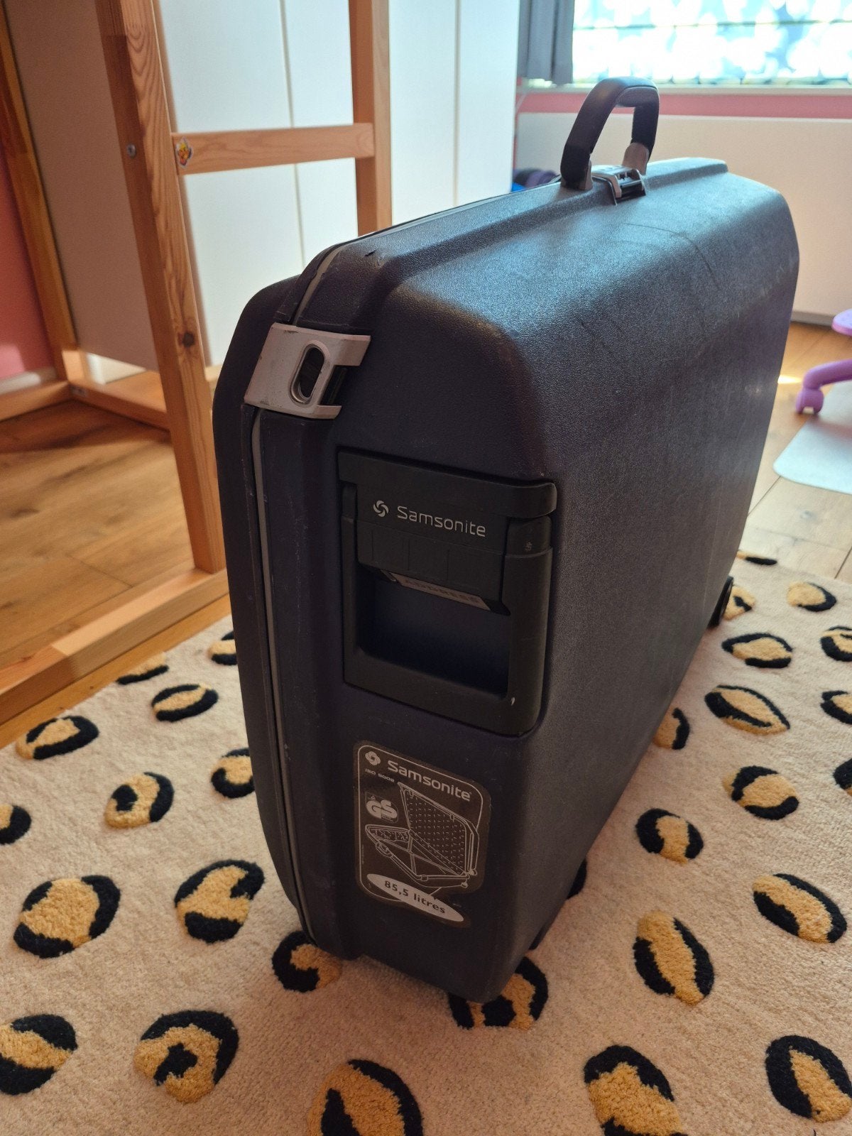 Samsonite koffer 85 liter - Stevige reiskoffer met wieltjes, Gebruikt, Hard kunststof, 70 cm of meer, 55 cm of meer