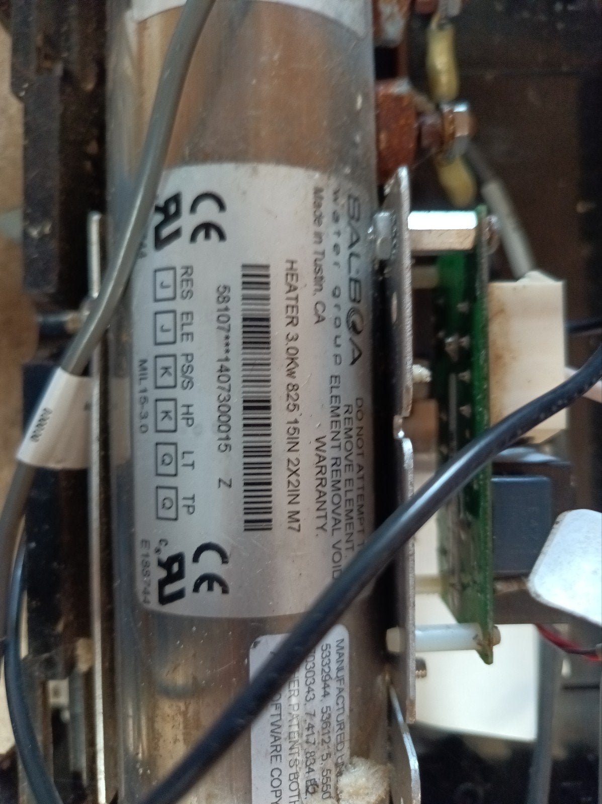 Balboa. Zonder printplaat verwarming 3 kw, Ophalen, Handmatig, Beregeningspomp