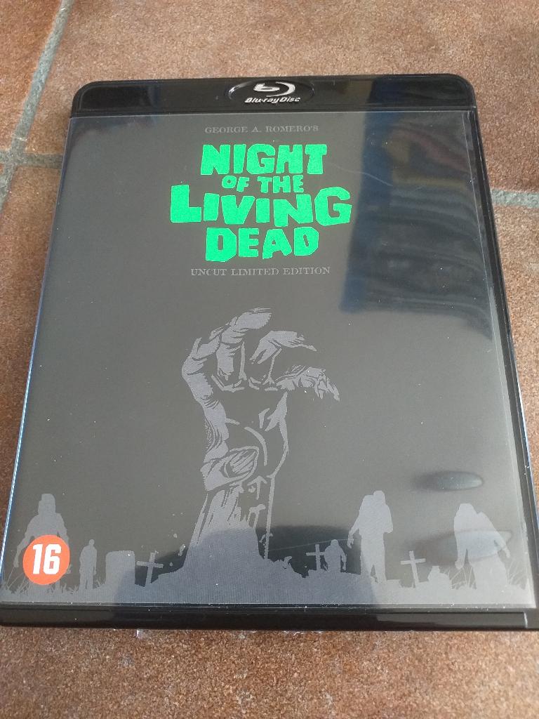 Night of the Living Dead Bluray, Ophalen of Verzenden, Zo goed als nieuw, Horror
