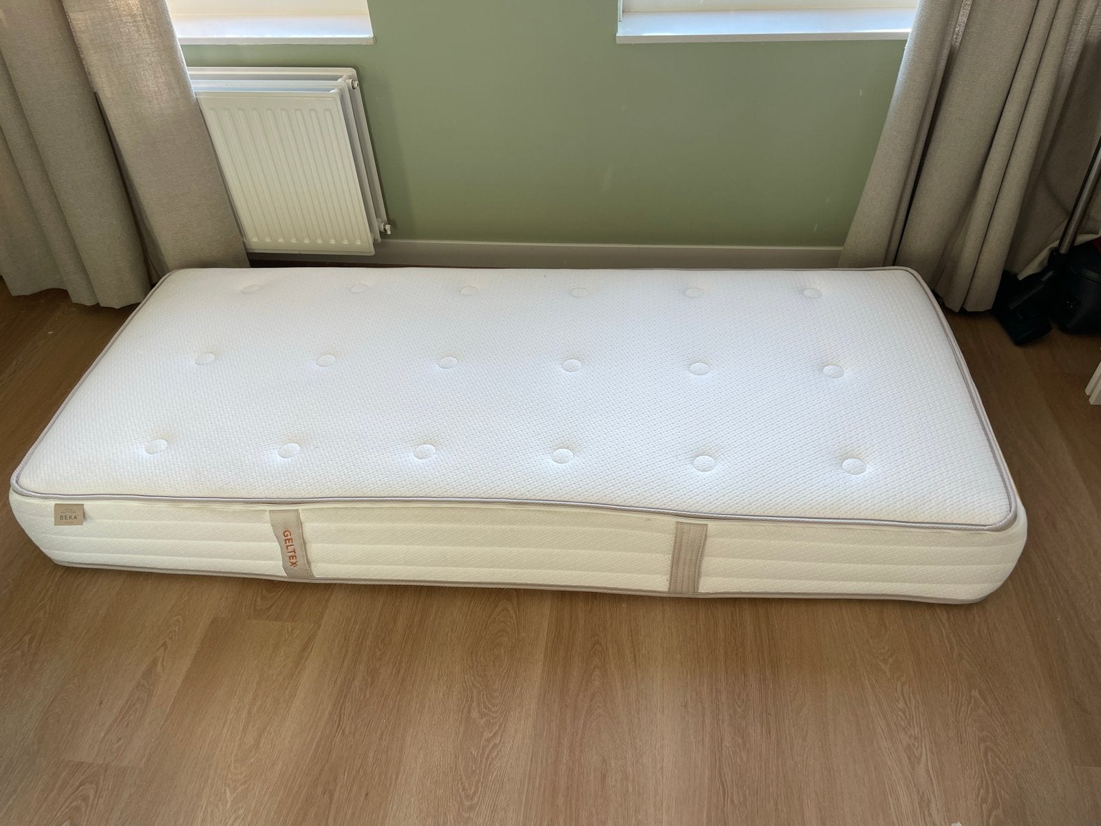 Beka Geltex Touch Matras 90x210 - Zo goed als nieuw, Ophalen, 90 cm, Eenpersoons, 210 cm