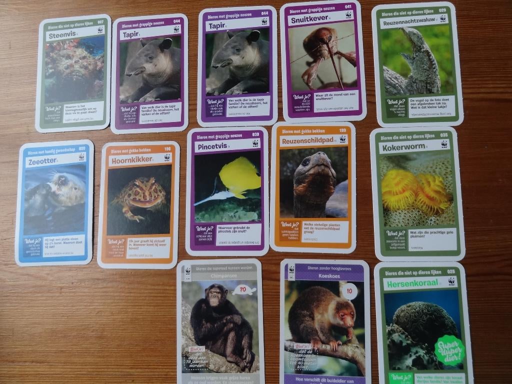 dierenkaartjes van ah jaar ???, Verzamelen, Albert Heijn, Ophalen of Verzenden