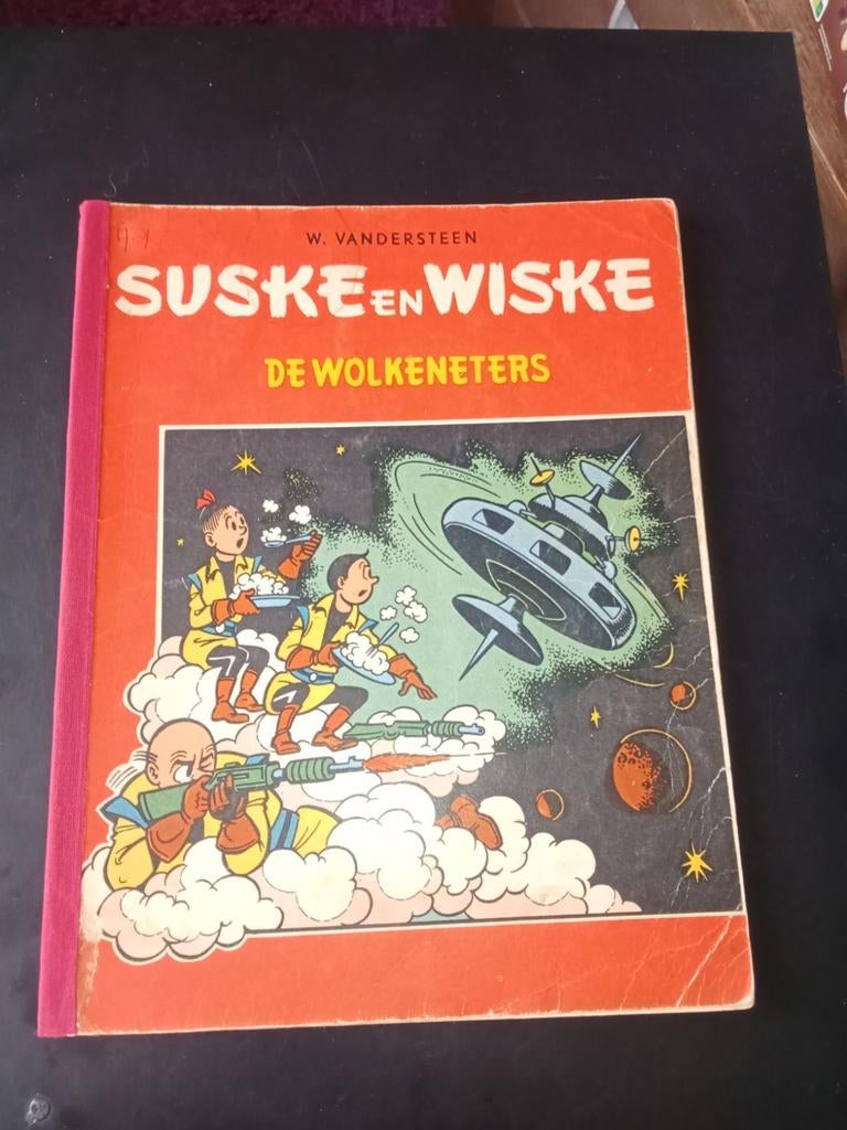 Suske en Wiske - De Wolkeneters - 1e druk 1961, Boeken, Stripboeken, Eén stripboek, Ophalen of Verzenden, Gelezen, Willy Vandersteen