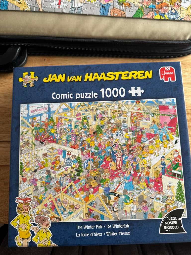Jan van Haasteren puzzel 1000 stukjes De Winterfair, Ophalen of Verzenden, Gebruikt