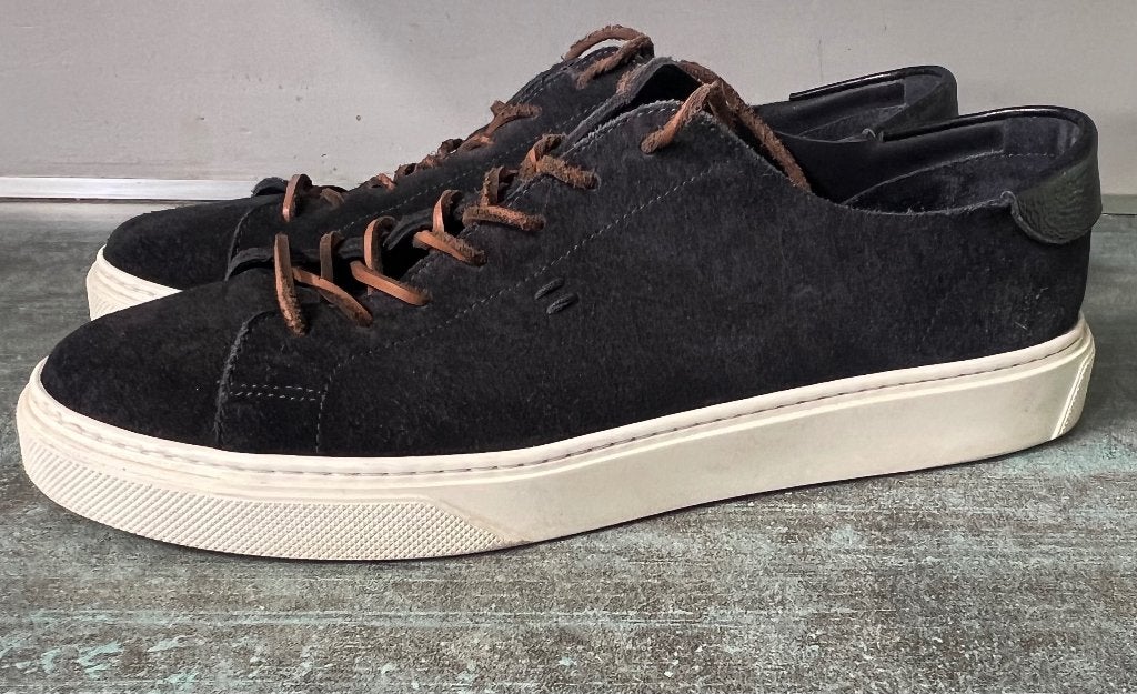 Giorgio. Leren sneakers. Mt 46., Blauw, Giorgio, Ophalen of Verzenden, Zo goed als nieuw