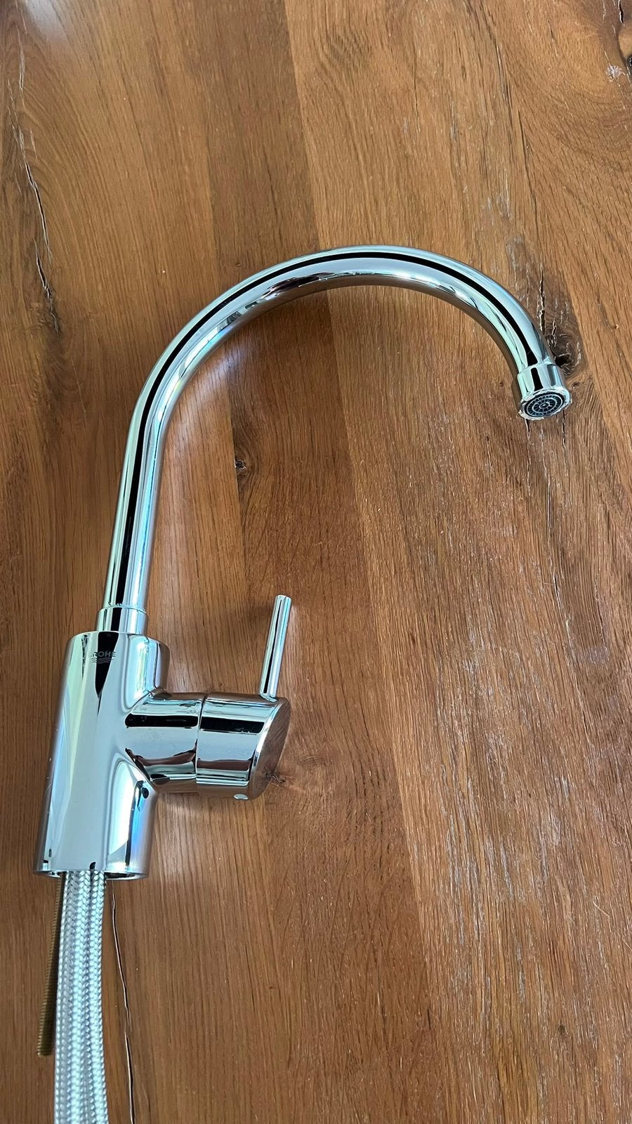 Grohe keukenkraan chroom, Ophalen of Verzenden, Gebruikt, Chroom, Kraan