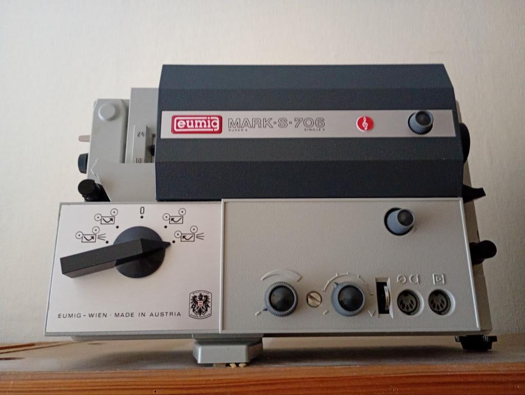 Vintage Eumig Mark S 706 Super 8 filmprojector, Ophalen of Verzenden