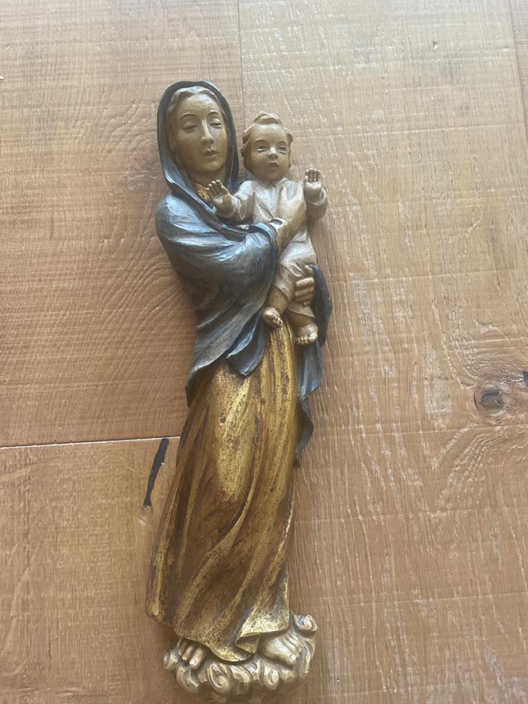Vintage Maria met Kind Beeld, Antiek en Kunst, Ophalen of Verzenden