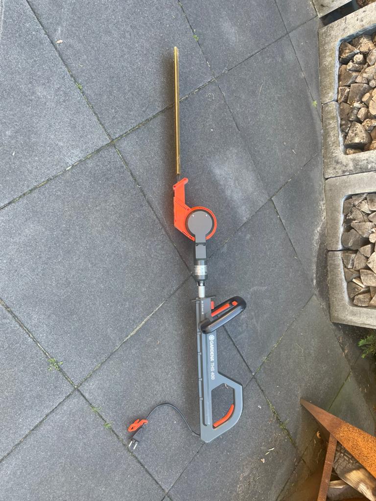 Gardena telescoop heggenschaar, Ophalen, Gebruikt, Elektrisch
