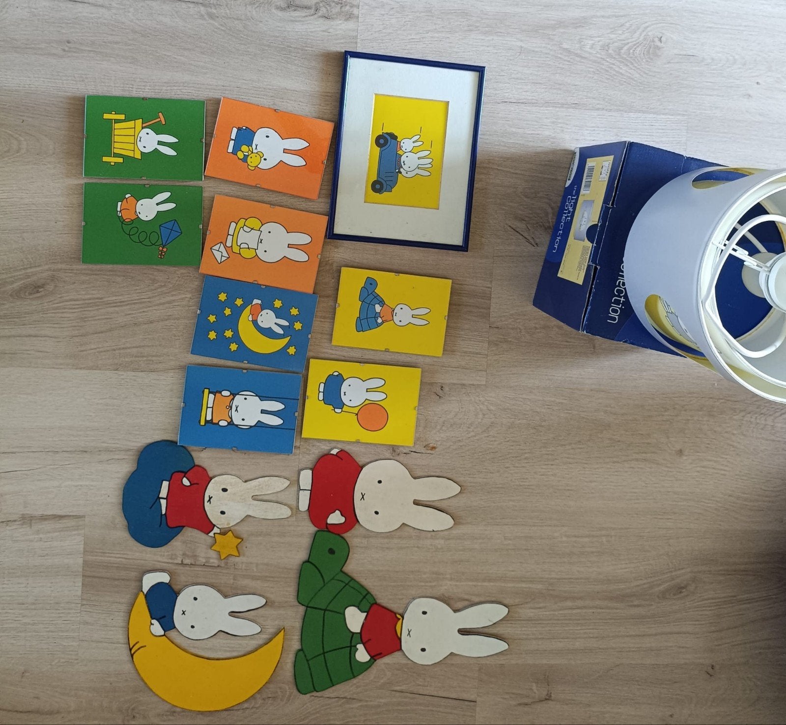 Nijntje lamp, puzzels en houten figuren, Ophalen, Gebruikt, Overige typen, Met licht