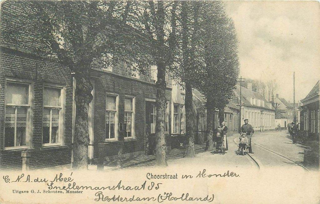 701-267-051 Monster Choorstraat, Verzenden, Voor 1920, Zuid-Holland
