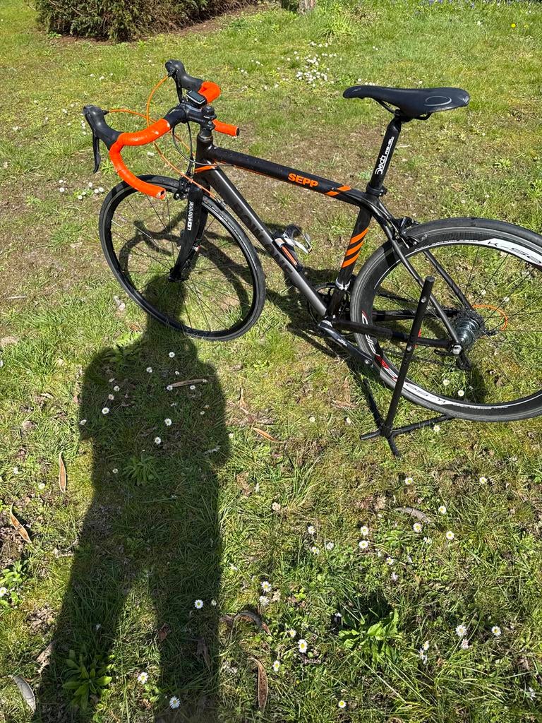 Racefiets maat 47, Fietsen en Brommers, Fietsen | Racefietsen, 28 inch, Gebruikt, Carbon, Minder dan 49 cm