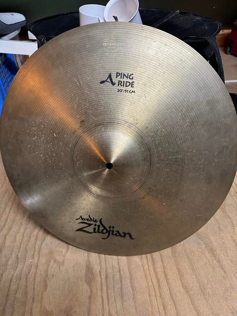 Zildjian A 20 inch Ping Ride Bekken, Muziek en Instrumenten, Ophalen, Gebruikt, Overige merken