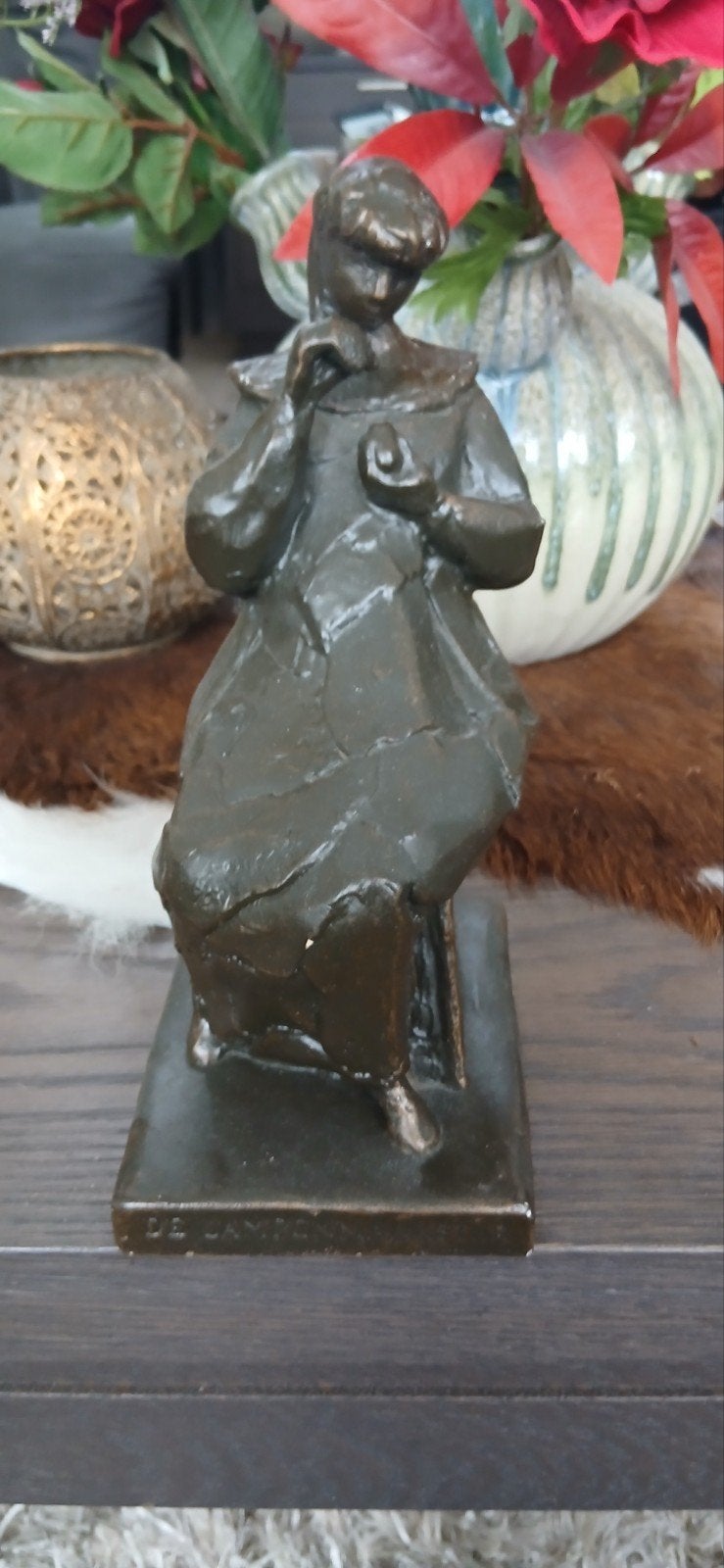 de lampenmaakster (20 cm), Ophalen, Zo goed als nieuw, Mens