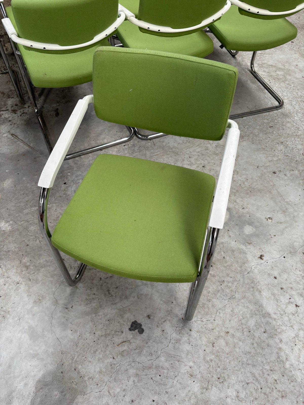 8 nette VEPA stoelen, Ophalen, Gebruikt, Overige kleuren, Stof