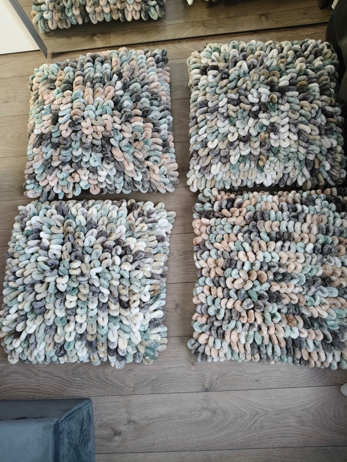 4 mooie grote kussens 55x55 cm - diverse kleuren, Ophalen of Verzenden