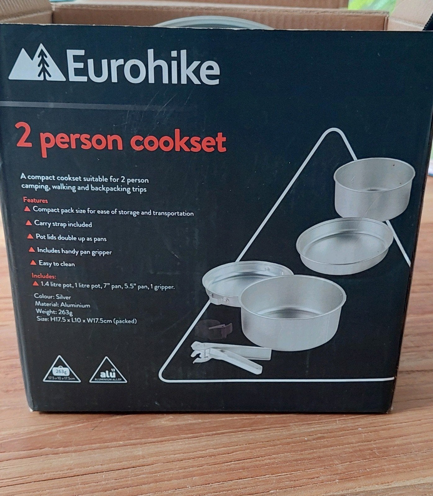 Eurohike 2-persoons kookset - Ideaal voor kamperen- nieuw, Ophalen of Verzenden, Zo goed als nieuw