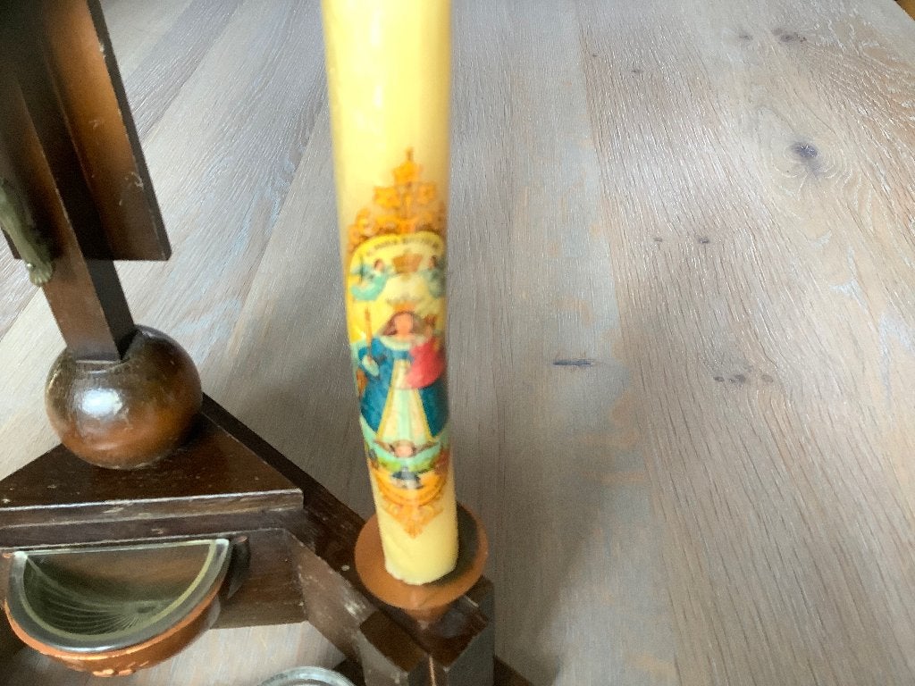 Antiek Thuisaltaar uit de jaren '30/'40 met Kruisbeeld, Ophalen