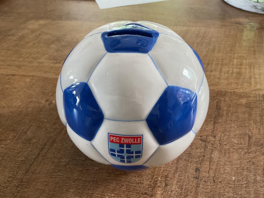 Pec zwolle spaarpot, Verzamelen, Sportartikelen en Voetbal, Ophalen of Verzenden, Zo goed als nieuw, Overige binnenlandse clubs