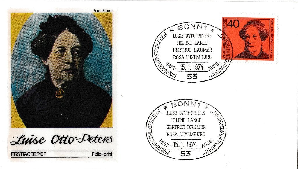 FDC 15-1-1974 -  Frauenrechtlerinnen - M791-794, Postzegels en Munten, Verzenden, Onbeschreven, Nederland