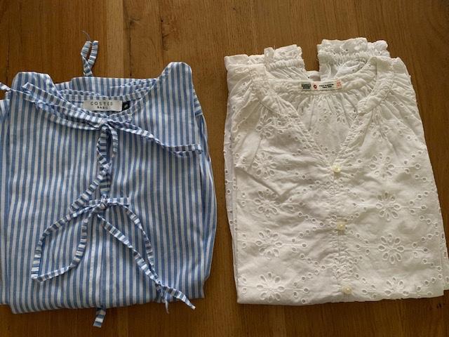 blouse / bloesje (wit broderie), Diverse merken, Wit, Ophalen of Verzenden, Zo goed als nieuw