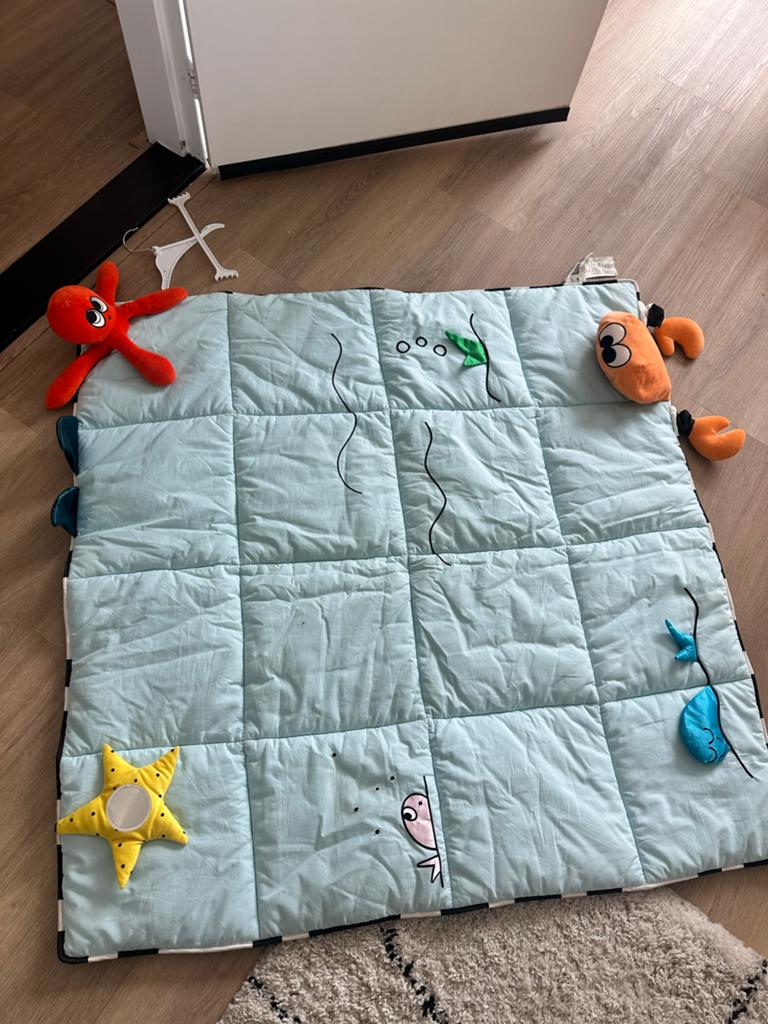IKEA Box/Vloerkleed - Speelkleed met Zee Thema, Kinderen en Baby's, Ophalen, Gebruikt, Speelkleed